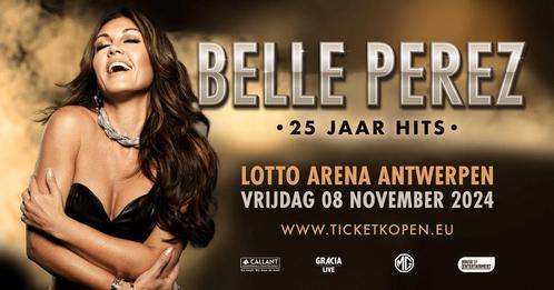 1 ticket 1e rij Belle Perez in Lotto Arena 8/11/2024, Tickets & Billets, Concerts | Pop, Une personne, Novembre