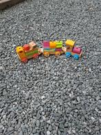 Houten trein set, Kinderen en Baby's, Speelgoed | Houten speelgoed, Ophalen, Zo goed als nieuw