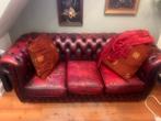 Bruine Chesterfield zetel (3 zitplaatsen), Huis en Inrichting, Zetels | Zetels, Ophalen, Gebruikt, CHESTERFIELD, 150 tot 200 cm