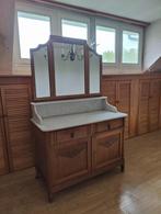 Prachtige antieken dressoir met marmeren blad, Ophalen