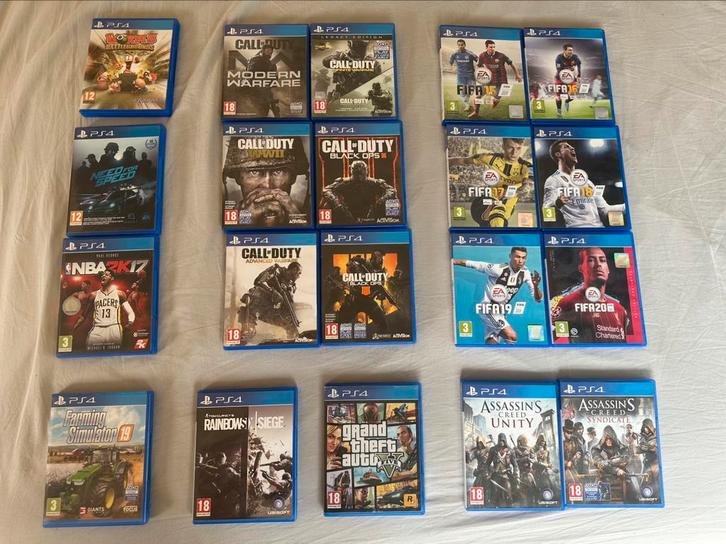PS4 spellen - COD, GTA V, Assassins Creed enzo…, Games en Spelcomputers, Games | Sony PlayStation 4, Zo goed als nieuw, Shooter