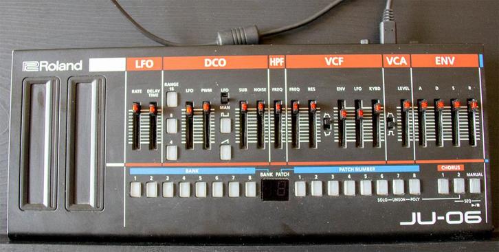 Roland Boutique Synthesizer JU-06, Muziek en Instrumenten, Synthesizers, Zo goed als nieuw, Overige aantallen, Roland, Met midi-aansluiting