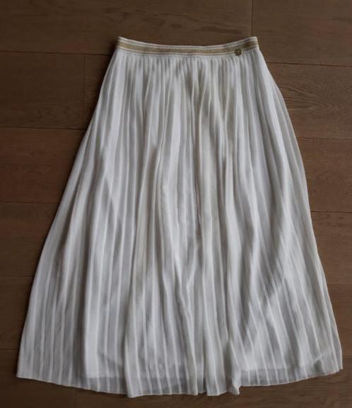 Witte rok met gouden details - maat 164 NIEUWstaat, Kinderen en Baby's, Kinderkleding | Maat 164, Zo goed als nieuw, Meisje, Jurk of Rok