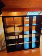 IKEA KALLAX kast 4x4 + 4 opbergdozen, Maison & Meubles, Armoires | Bibliothèques, 25 à 50 cm, Comme neuf, 100 à 150 cm, Enlèvement
