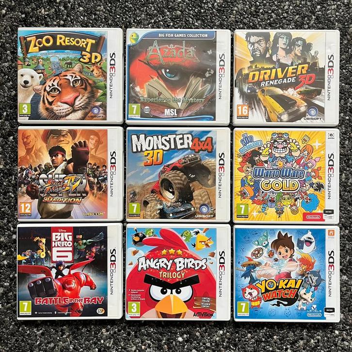 9 Nintendo 2DS/3DS Spelletjes, Games en Spelcomputers, Games | Nintendo 2DS en 3DS, Zo goed als nieuw, Ophalen of Verzenden