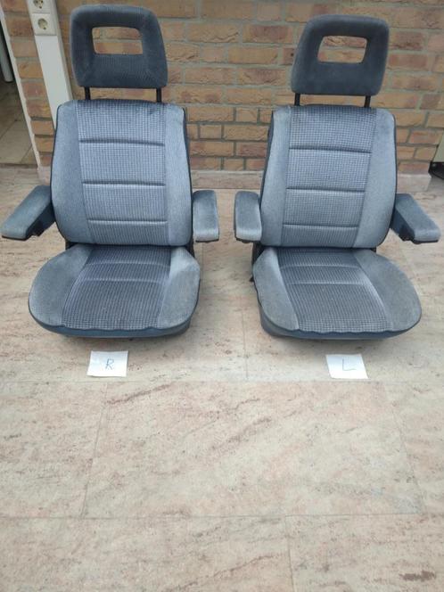 VW T3 Pilotenstoelen Caravelle GL. BLAUW. Links en Rechts, Caravans en Kamperen, Mobilhome-accessoires, Ophalen