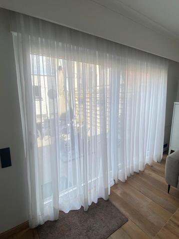 Witte transparante gordijnen (voile) beschikbaar voor biedingen