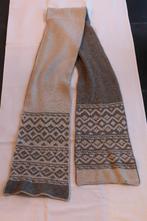 Écharpe en maille grise à motifs, Enlèvement ou Envoi, Comme neuf, Écharpe