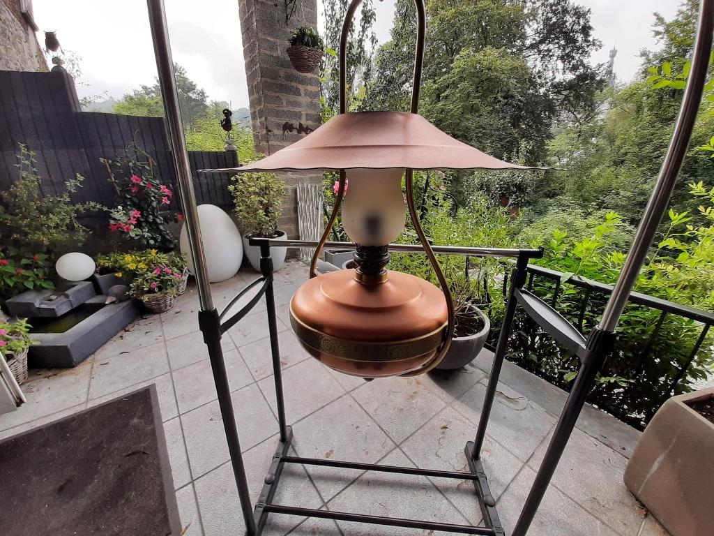 Lustre en cuivre /laiton, Maison & Meubles, Lampes | Lustres, Enlèvement ou Envoi