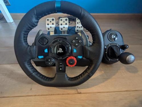 Logitech G29 Race stuur, Games en Spelcomputers, Spelcomputers | Sony Consoles | Accessoires, Gebruikt, PlayStation 4, PlayStation 5