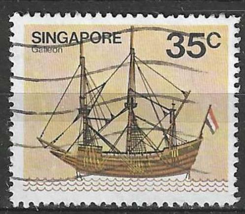 Singapore 1980 - Yvert 340 - Galjoen (ST), Postzegels en Munten, Postzegels | Azië, Gestempeld, Verzenden