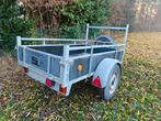 remork  1.75/ 1m gegalvaniseerd 750kg met id voledig in orde, Auto diversen, Ophalen, Gebruikt