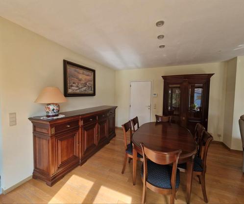 Complete eetkamer in kerselaar, Huis en Inrichting, Complete eetkamers, Zo goed als nieuw, 4 tot 6 stoelen, Ophalen