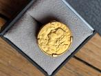 Gouden ring van 20 Francs Suisse, Goud, Ophalen of Verzenden, Zo goed als nieuw, Geel
