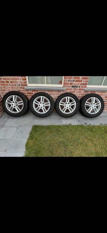 Velgen porsche origineel met 4 goede banden, Enlèvement, Pneu(s)