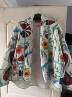 Jas bomber dames Les Jumelles wit groen, Ophalen of Verzenden, Zo goed als nieuw, Wit
