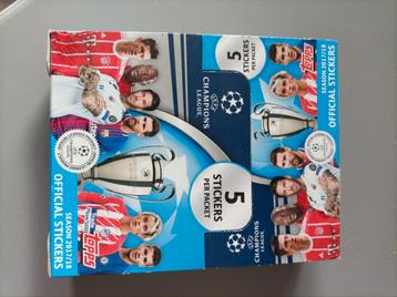 Topps Champions League 2017/18, 2 box fermés  disponible aux enchères