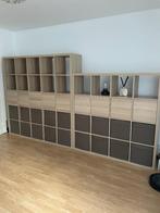 2 Ikea Kallax kasten (5x5 en 4x4), Huis en Inrichting, Ophalen, Gebruikt, Met deur(en)