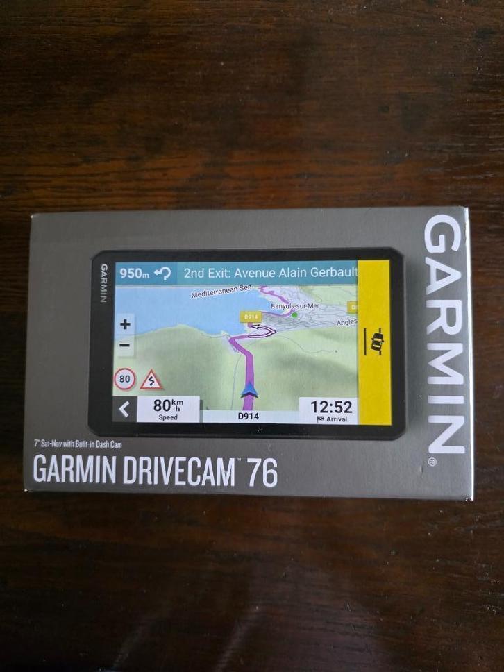 GPS Garmin Drive Cam 76, Auto diversen, Autonavigatie, Zo goed als nieuw, Ophalen of Verzenden