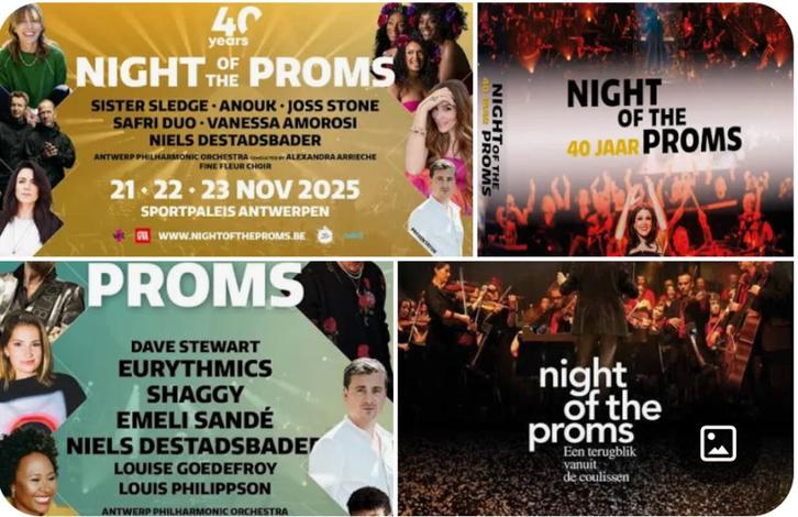 40 jaar Night of The Promps Middenplein tickets, Tickets en Kaartjes, Concerten | Overige, Drie personen of meer, November