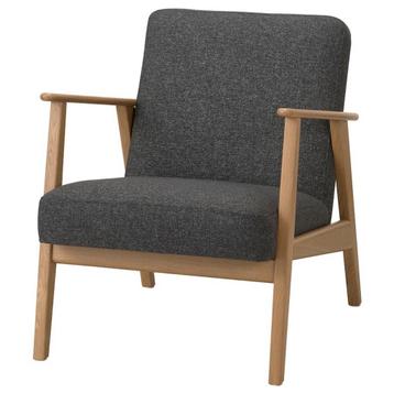 Fauteuil Ekenäsat/Gunnared, gris foncé, Enlèvement, Comme neuf