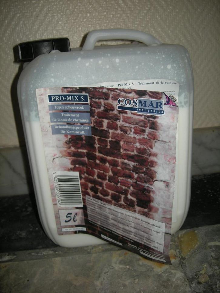 Behandelingsproduct tegen schouwroet Pro-mix S. 4 liter, Doe-het-zelf en Bouw, Overige Doe-Het-Zelf en Bouw, Ophalen