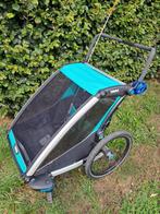 Fietskar Thule Chariot Lite 2, Fietsen en Brommers, Fietsaccessoires | Aanhangwagens en Karren, Ophalen, Opvouwbaar, Zo goed als nieuw