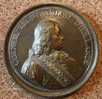 Cornelis TROMP (1629-1691) Bronzen medaillon, Postzegels en Munten, Verzenden, Brons