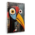 Vogel Picasso schilderij 90x135cm Forex + Ophangsysteem, Huis en Inrichting, Woonaccessoires | Wanddecoraties, Nieuw, Verzenden