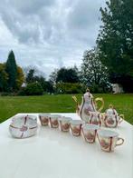 Koffieset rood en goud