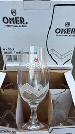 Omer doos 6 glazen Nieuw! Meerdere te koop !, Verzamelen, Biermerken, Ophalen