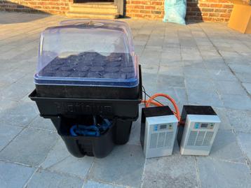 Platinum Super Cloner 30 planten – Aeroponics + Waterkoeling beschikbaar voor biedingen