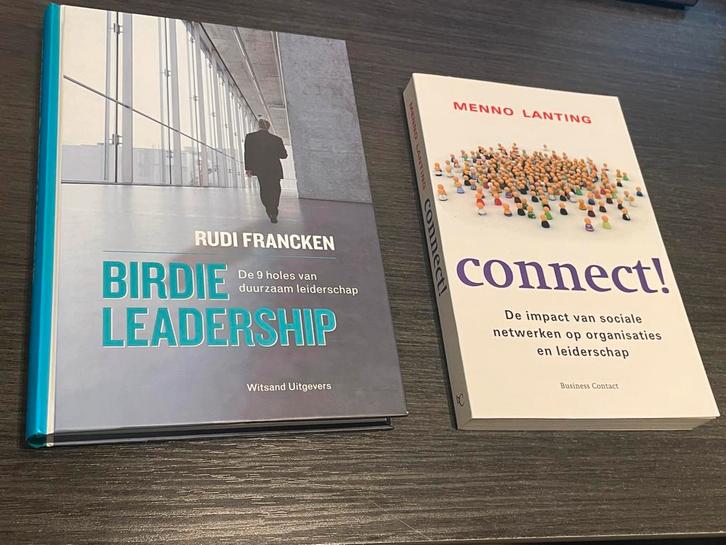 2 boeken over leiderschap => 5 euro, Boeken, Economie, Management en Marketing, Zo goed als nieuw, Ophalen of Verzenden