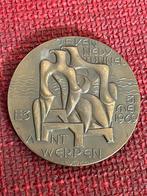 Medaille Brons JF Kennedy Tunnel Antwerpen 1969, Postzegels en Munten, Penningen en Medailles, Ophalen, Brons