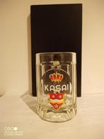 Oud geverfd bierglas / bierpot Kasai, Verzamelen, Ophalen of Verzenden, Zo goed als nieuw, Glas of Glazen, Overige merken