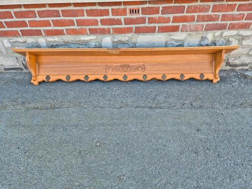 Grande étagère murale avec patères, Antiek en Kunst, Antiek | Woonaccessoires, Ophalen