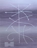 MICHEL SEUPHOR / HEXAGRAMMES YI-KING / ZW-W LITHO / 75x55cm, Antiek en Kunst, Ophalen of Verzenden