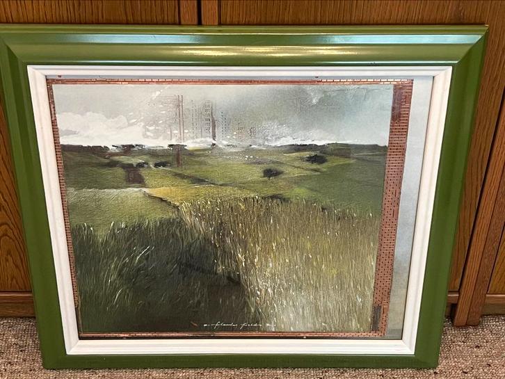 Kader kunst Martin Baeyens UNIEK WERK, Antiek en Kunst, Kunst | Schilderijen | Klassiek, Ophalen