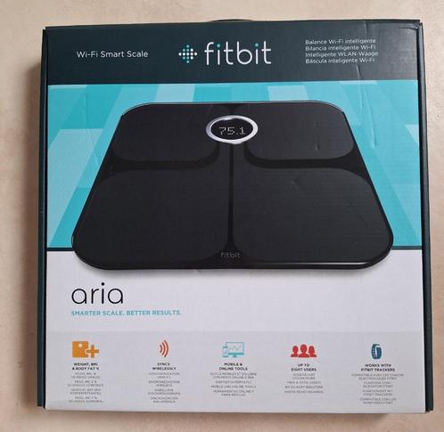 Fitbit Aria WiFi Smart Scale, Elektronische apparatuur, Weegschalen, Gebruikt, Digitaal, Personenweegschaal, 100 kg of meer, Ophalen of Verzenden