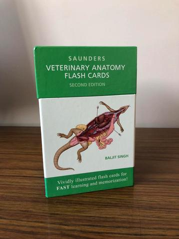 Veterinary anatomy flashcards beschikbaar voor biedingen