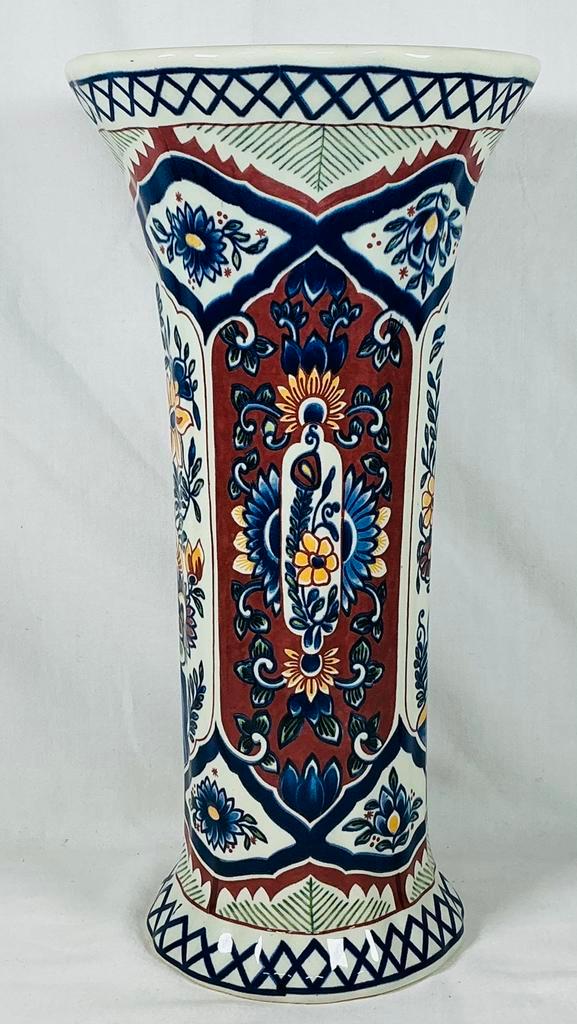 Vase trompette vintage de la série Boch Belgium Brugge, Antiquités & Art, Curiosités & Brocante, Enlèvement ou Envoi