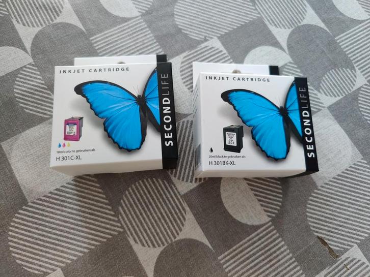 Hp 301  Inkt  xl( second life ) voor hp printer 20€ samen, Computers en Software, Printerbenodigdheden, Ophalen