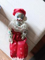 Vintage clown popje porselein, Ophalen of Verzenden