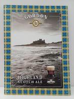 Reclamebord Gordon Highland Scotch Ale metaal 44cmx32cm, Ophalen of Verzenden, Gebruikt, Reclamebord