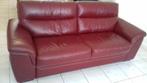 Canapé 3 places cuir, Maison & Meubles, Enlèvement, Comme neuf, Trois personnes, Cuir