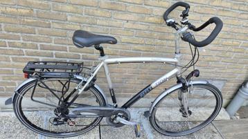 als Nieuw Chique Herenfiets Alu. Frame - 28 inch, Maat 58 beschikbaar voor biedingen