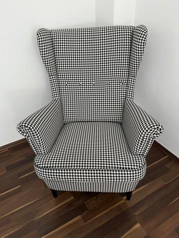 Fauteuil zwart/wit beschikbaar voor biedingen