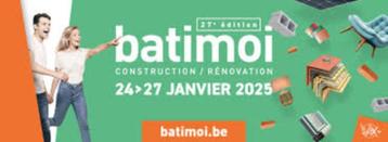 2 entrées Batimoi (du 24 au 27 janvier 2025), Tickets en Kaartjes, Beurzen, Twee personen, Januari