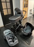 Pousette trio + base isofix, Kinderen en Baby's, Kinderwagens en Combinaties, Ophalen, Zo goed als nieuw, Kinderwagen