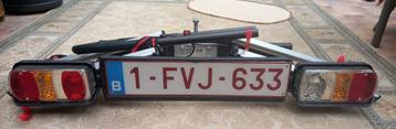 Fietsdrager trekhaak 2 fietsen, Enlèvement, 2 vélos, Comme neuf, Support d'attelage